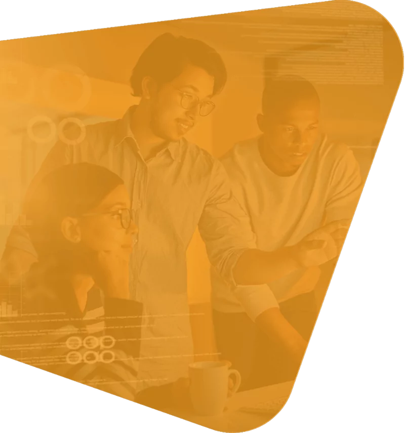 team looking at code (1) (2) Tech Staffing Firm