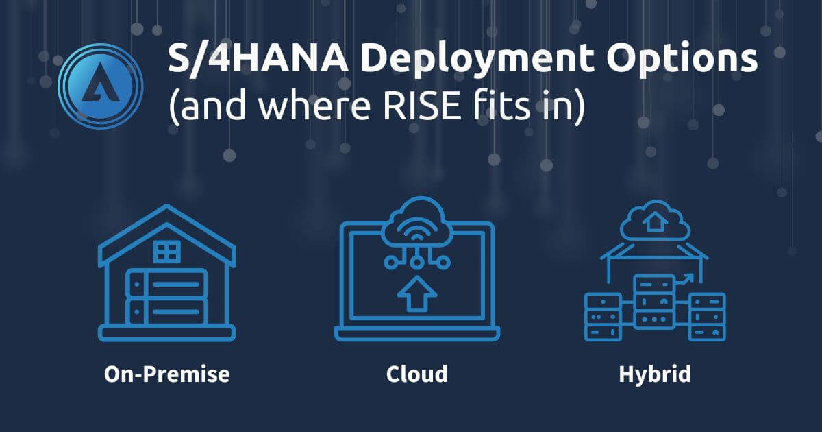 s4hana deployment options on premise cloud hybrid rise