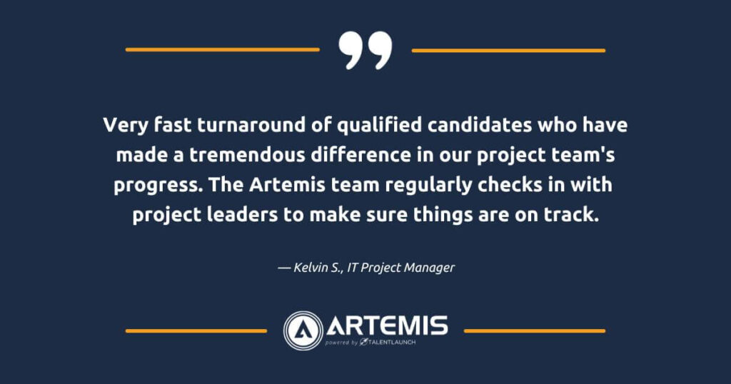 Artemis IT consulting stays engaged after the work begins